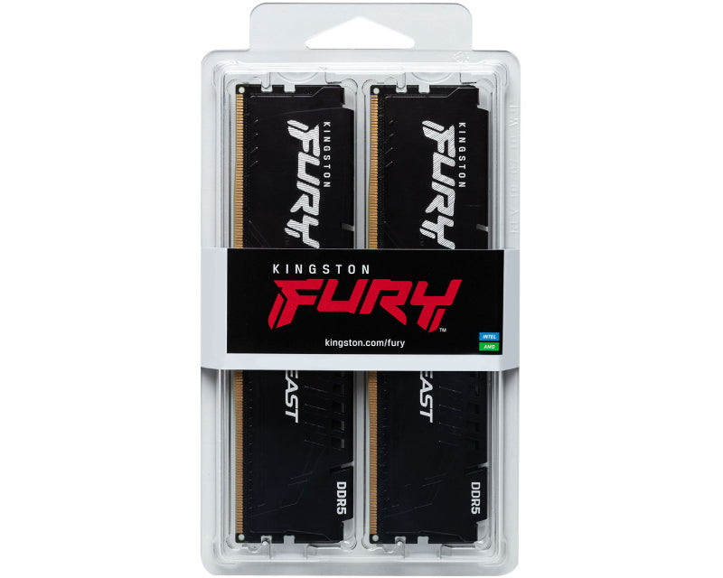 DIMM DDR5 64GB (2x32GB kit) 6000MT/s KF560C30BBEK2-64 FURY Beast Black EXPO