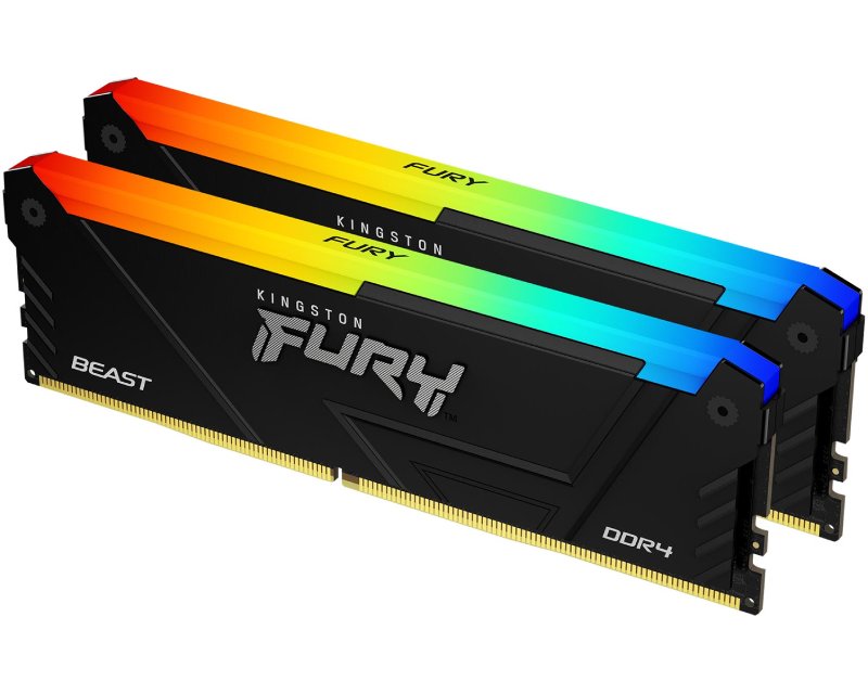 DIMM DDR4 32GB (2x16GB kit) 3200MT/s KF432C16BB2AK2/32 Fury Beast RGB