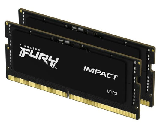 SODIMM DDR5 32GB (2x16GB kit) 6000MT/s KF560S38IBK2-32 FURY Impact Black XMP