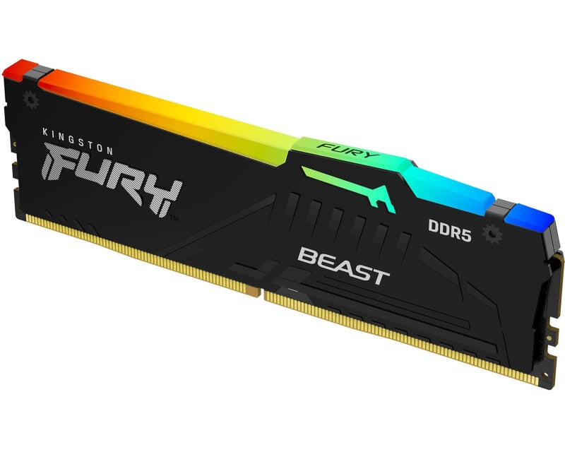DIMM DDR5 64GB 5600MT/s KF556C40BBA-64 FURY Beast Black RGB EXPO