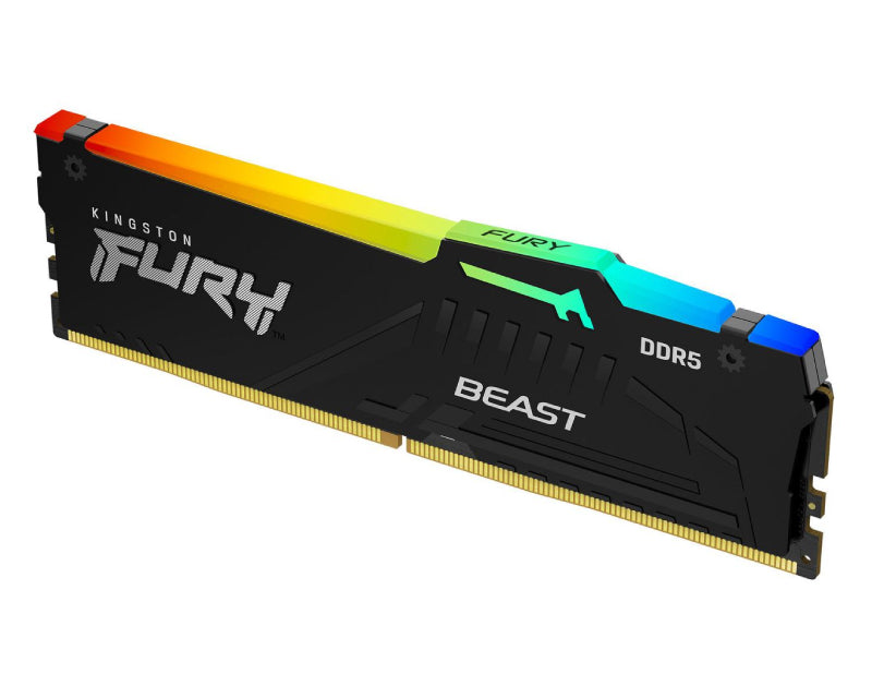 DIMM DDR5 32GB 5600MT/s KF556C40BB2A-32 FURY Beast RGB Black
