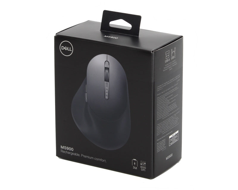 MS900 Pro Premium Rechargeable Wireless crni miš 3yr