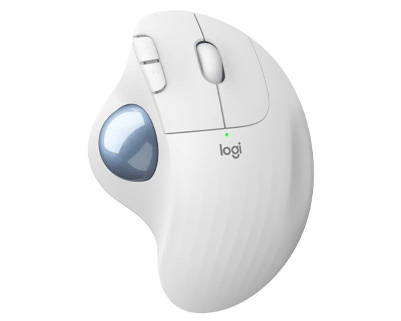 M575s ERGO Bluetooth Trackball Offwhite Blue ball miš
