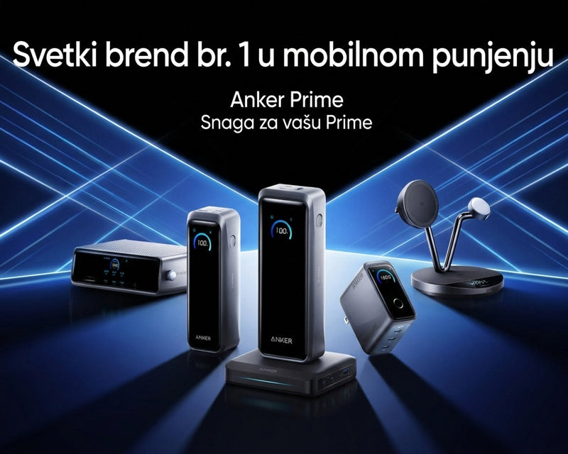 Prime 26250mAh, 300W, Power Bank crni