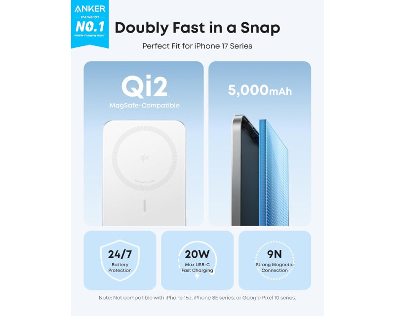 Nano 5000mAh, 20W, MagSafe Power Bank beli