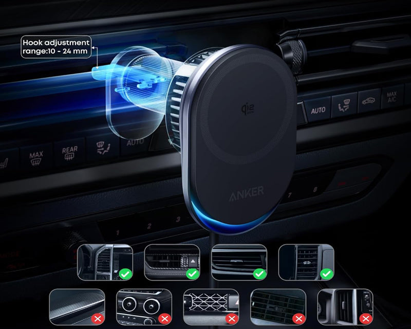 Prime 25W MagGo bežični + auto punjač sa USB-C M/M kablom, crni