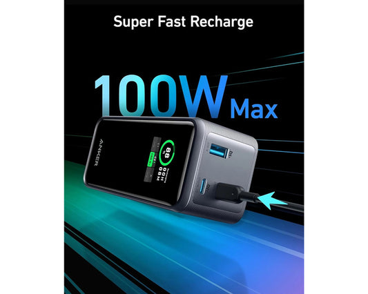 Prime 20000mAh, 200W, Power Bank za laptop crni