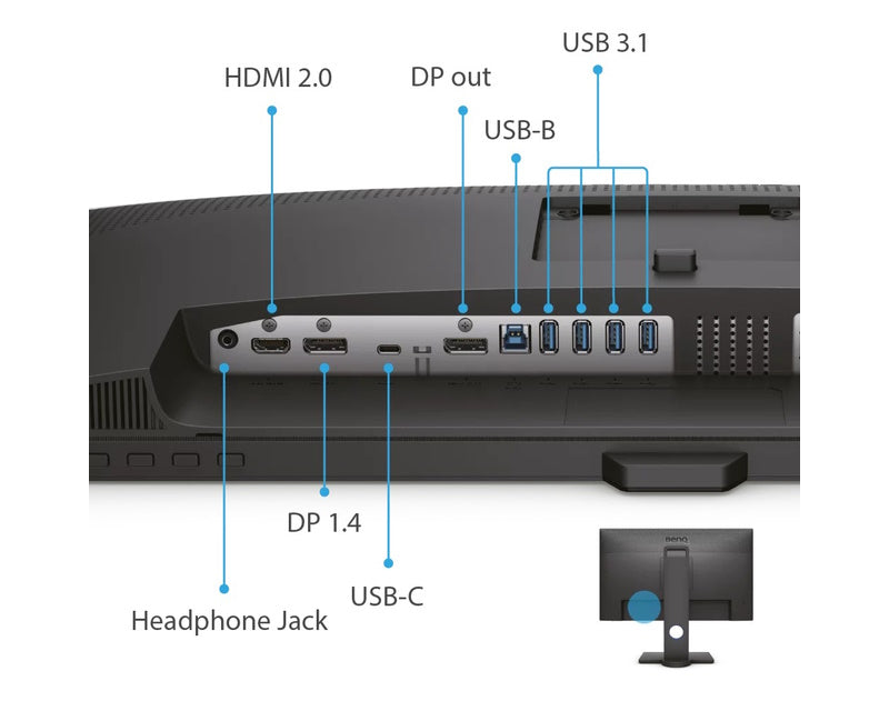 27 inča PD2705Q QHD 2560x1440 IPS dizajnerski monitor