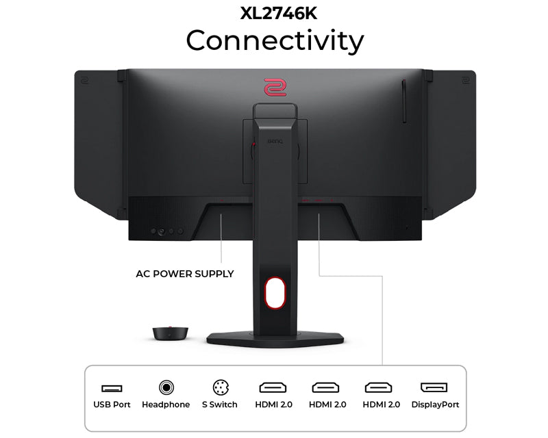 27 inča Zowie XL2746K FHD 1920x1080 240 Hz gaming monitor