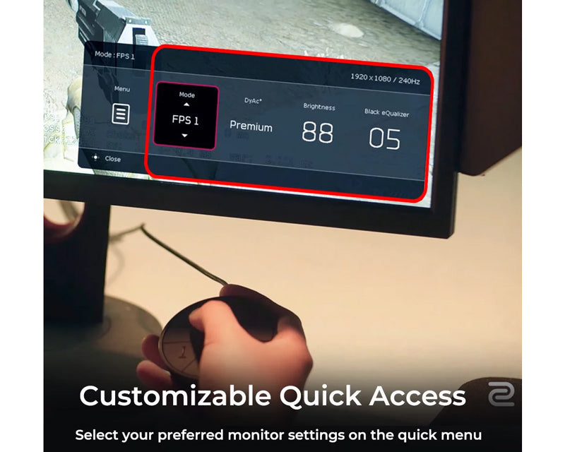 27 inča Zowie XL2746K FHD 1920x1080 240 Hz gaming monitor
