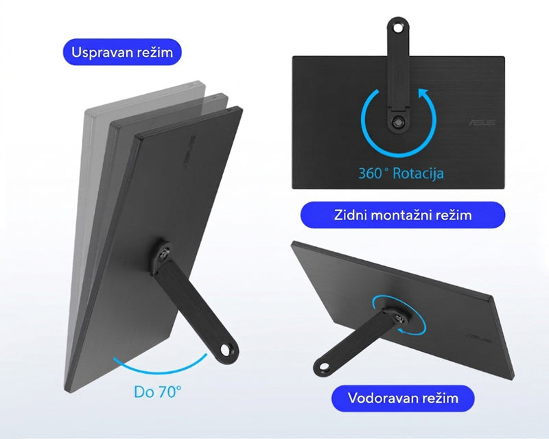15.6 inča ZenScreen MB166CR FHD 1920x1080 IPS prenosni monitor