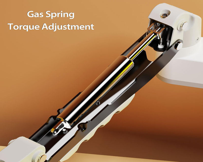 H180 stoni nosač za dva monitora beli 17-27 inča