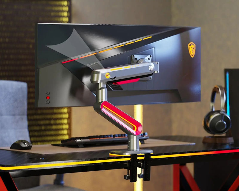 L60 Gaming stoni nosač za monitor mat crni