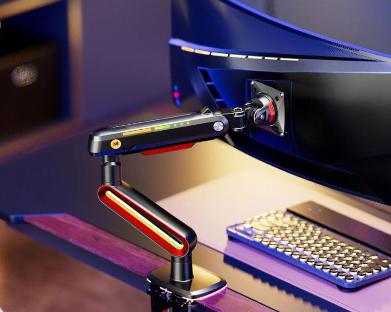 L60 Gaming stoni nosač za monitor mat crni