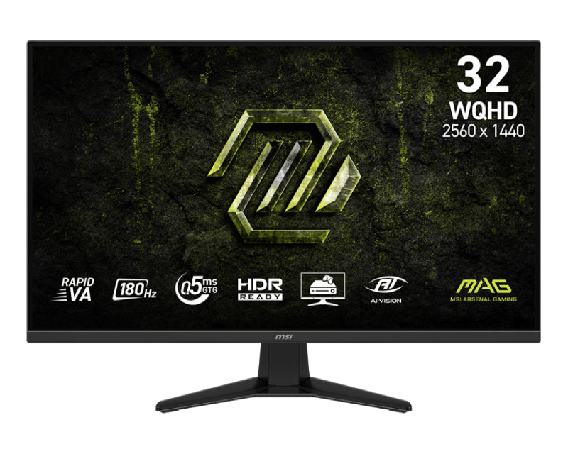32 inča MAG 325QF E18V, WQHD 2560x1440 Rapid VA 180 Hz gaming monitor