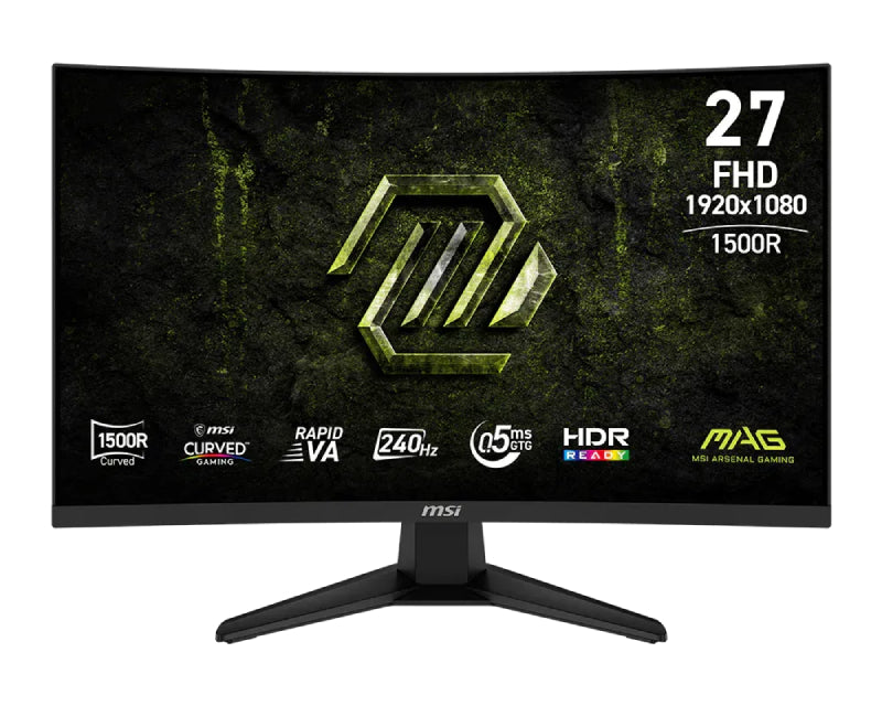 27 inča MAG 275CF X24 FHD 1920x1080 Rapid VA 240 Hz zakrivljeni gaming monitor
