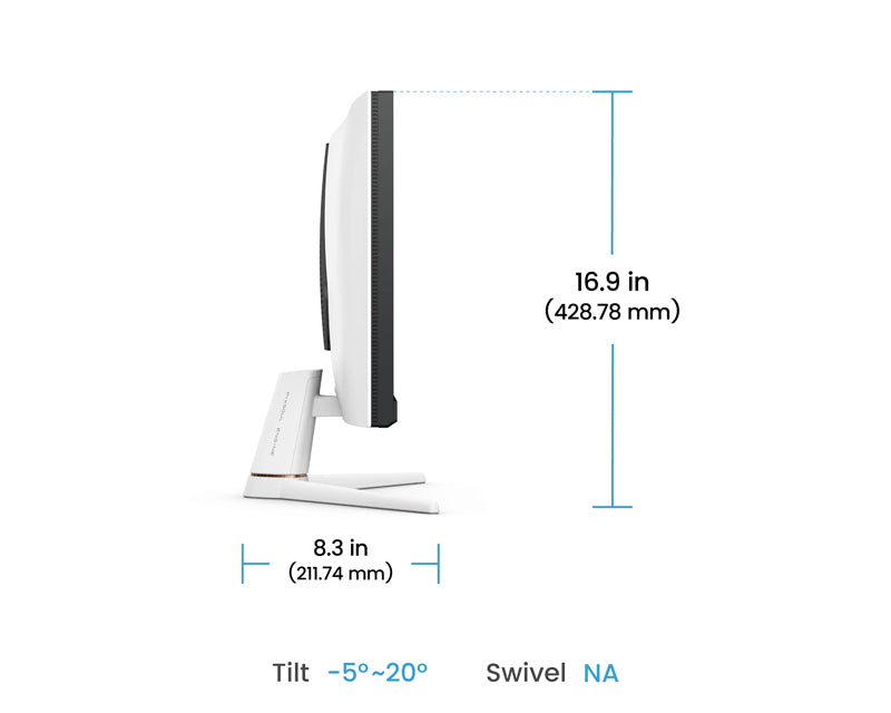 24.5 inča EX251 FHD 1920x1080 IPS 220 Hz HDR10 Gaming beli monitor
