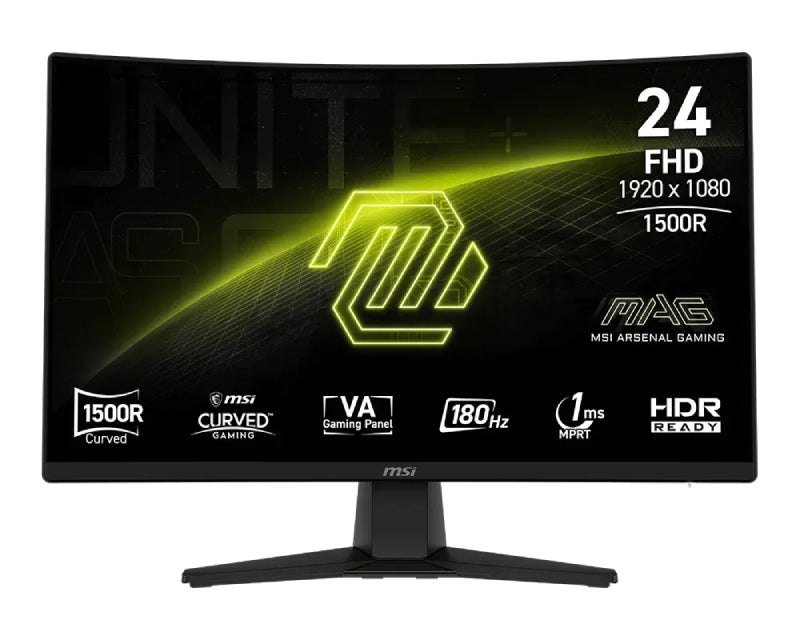 23.6 inča MAG 242C FHD 1920x1080 180Hz AdaptiveSync zakrivljeni gaming monitor