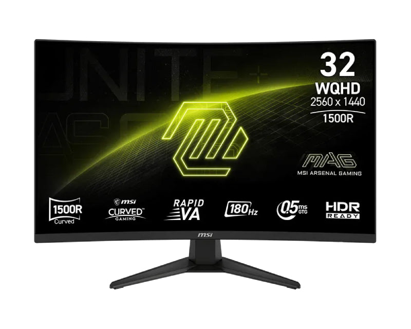 32 inča MAG 321CQF E18 WQHD 2560x1440 180Hz FreeSync zakrivljeni gaming monitor
