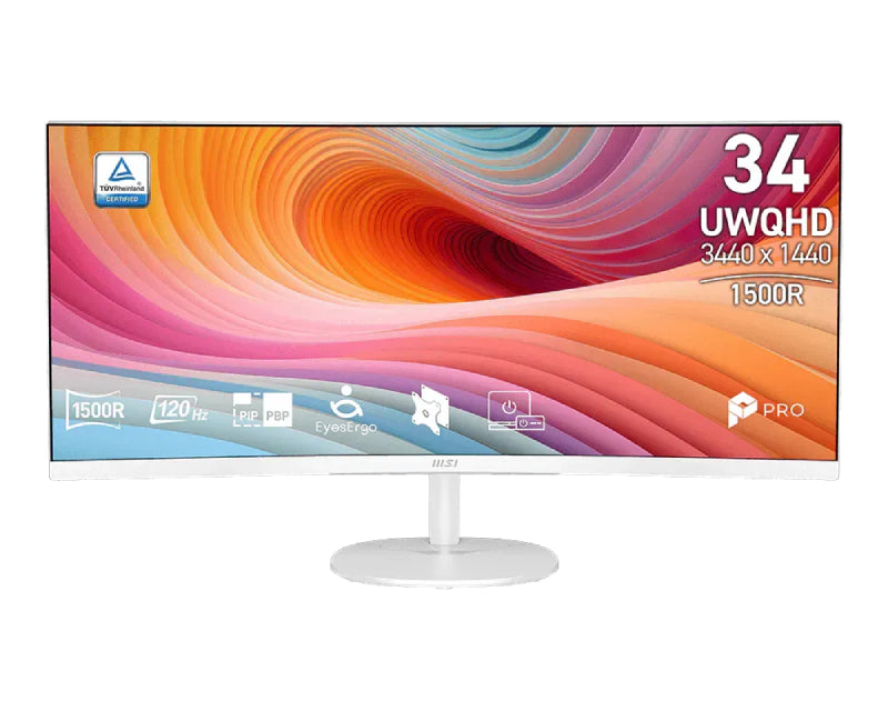 34 inča PRO MP341CQ E12 UWQHD 3440x1440 120Hz AdaptiveSync zakrivljeni kancelarijski monitor
