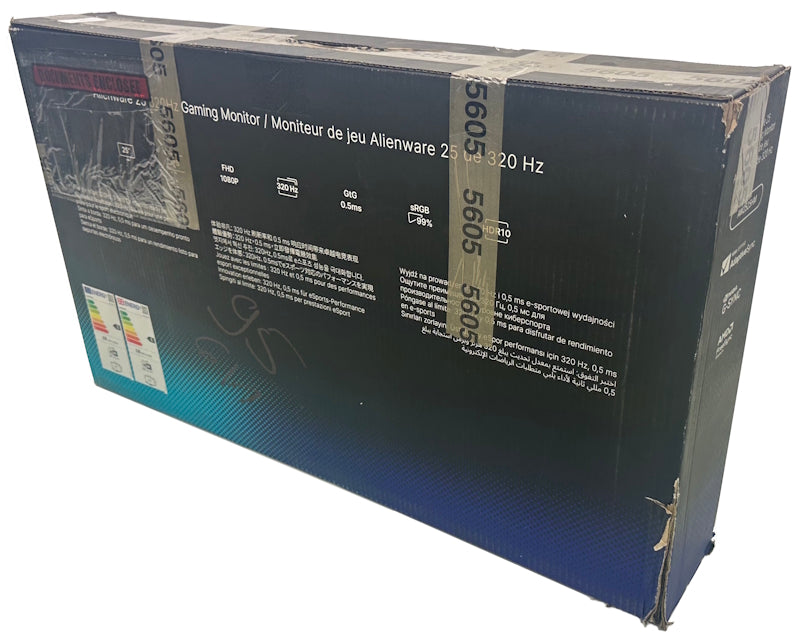 24.5 inch AW2525HM 320Hz FreeSync/G-Sync Alienware Gaming monitor bulk