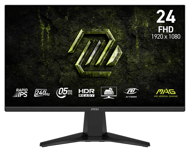 24 inča MAG 245F X24 FHD 1920x1080 Rapid IPS 240 Hz gaming monitor