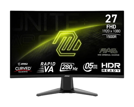 27 inča MAG 276CXF FHD 1920x1080 280Hz FreeSync Premium zakrivljeni gaming monitor