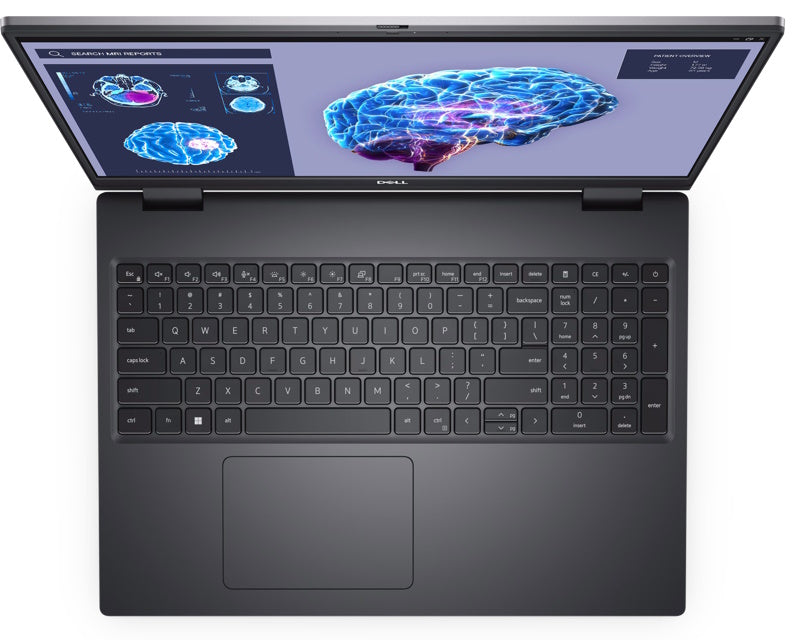 Precision M7680 16 inch FHD+ 500nits i9-13950HX 32GB 1TB SSD RTX 3050 12GB Backlit FP SC Win11Pro 3yr ProSupport laptop