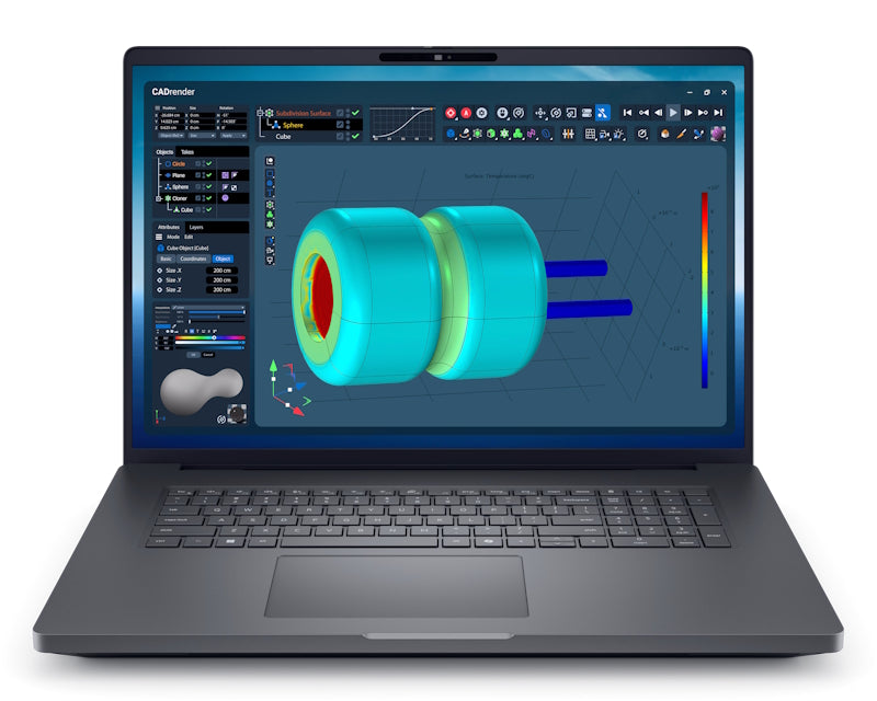 Pro Max 18 Plus 18 inch QHD+ 120Hz 500nits Core Ultra 7 265HX 32GB 1TB SSD RTX PRO 3000 12GB Backlit FP SC Win11Pro 3yr ProSupport laptop
