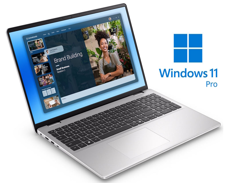 16 DC16251 16 inch FHD+ 300nits Core 5 120U 16GB 512GB SSD Backlit FP Win11Pro metalni silver laptop