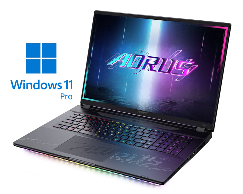 AORUS MASTER 18 BYH 18 inch QHD+ 240Hz 1200nits Core Ultra 9 275HX 64GB 2TB SSD GeForce RTX 5080 16GB RGB Backlit Win11Pro gaming laptop