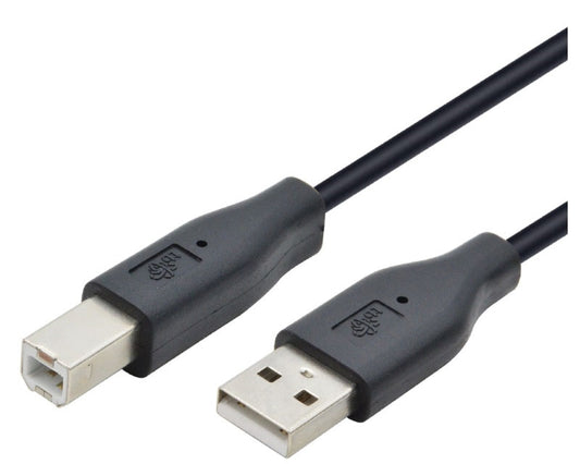 Kabl USB A - USB B M/M 1.8m crni
