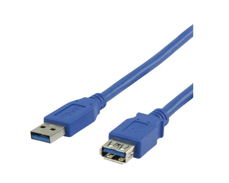 Kabl USB 3.0 - USB 3.0 nastavak M/F 1.8 plavi