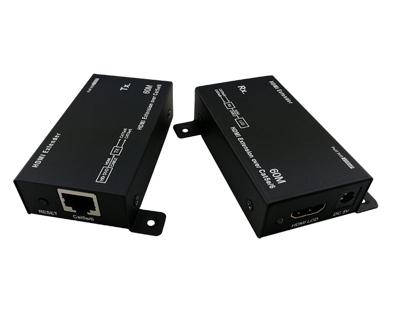 Adapter-Konvertor HDMI extender - RJ 45 cat5e/6, 60m