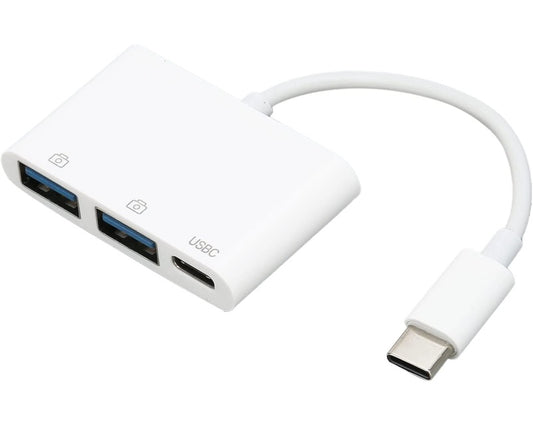 Adapter TIP-C na 2xUSB+TIP-C