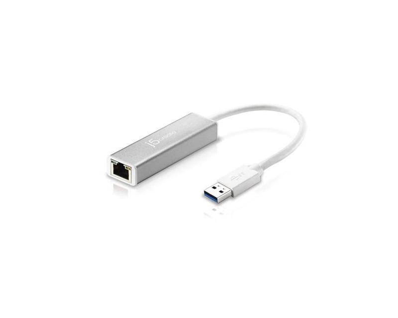 Adapter TIP C - Gigabit ethernet metal sivi