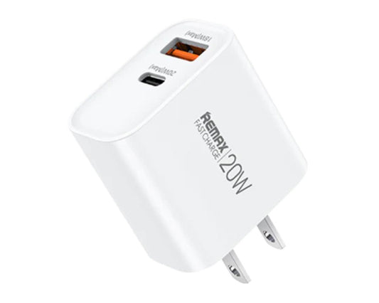 Strujni Fast punjac Kiddy 1xUSB3.0+1 xTIP C 20W RP-U120, beli