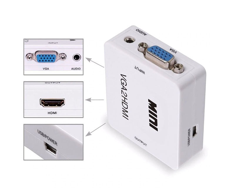 Konverter HDMI na VGA aktivni STAR