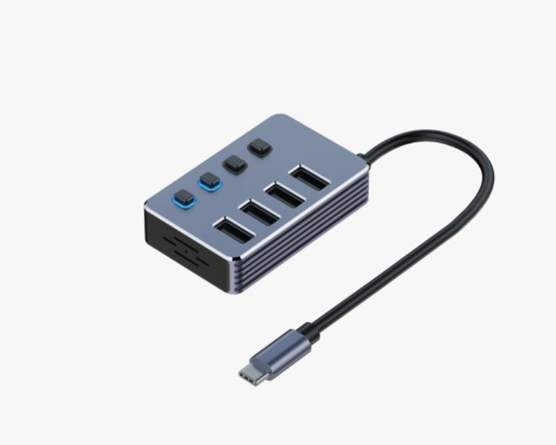 USB 3.1 tip C - HUB Superbrzi 4port USB 3.0 sa prekidacima