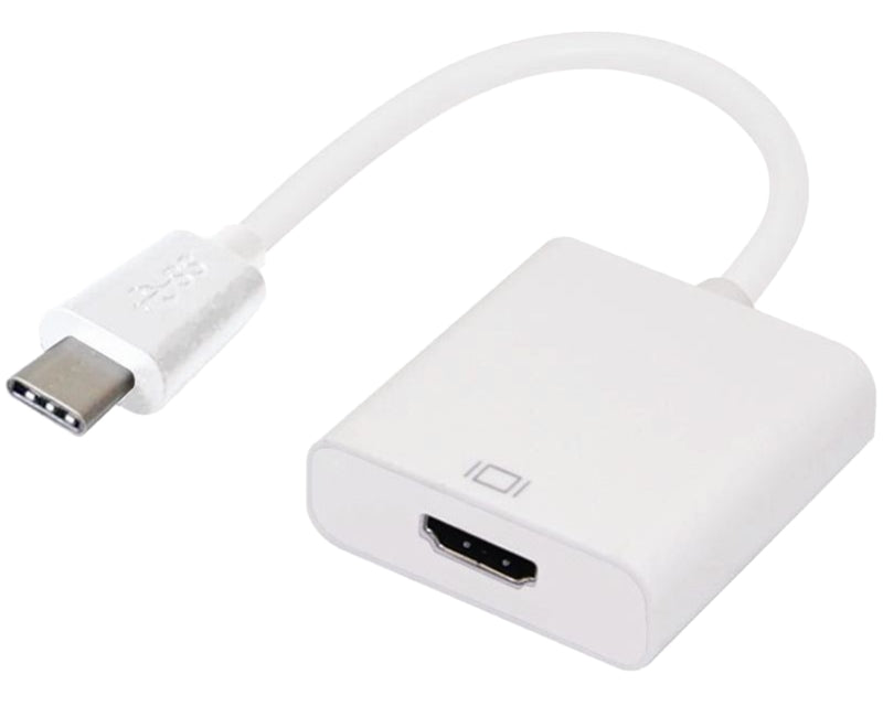Adapter USB 3.1 tip C (M) - HDMI (F) sivi