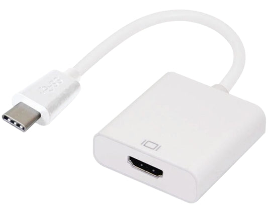 Adapter USB 3.1 tip C (M) - HDMI (F) sivi