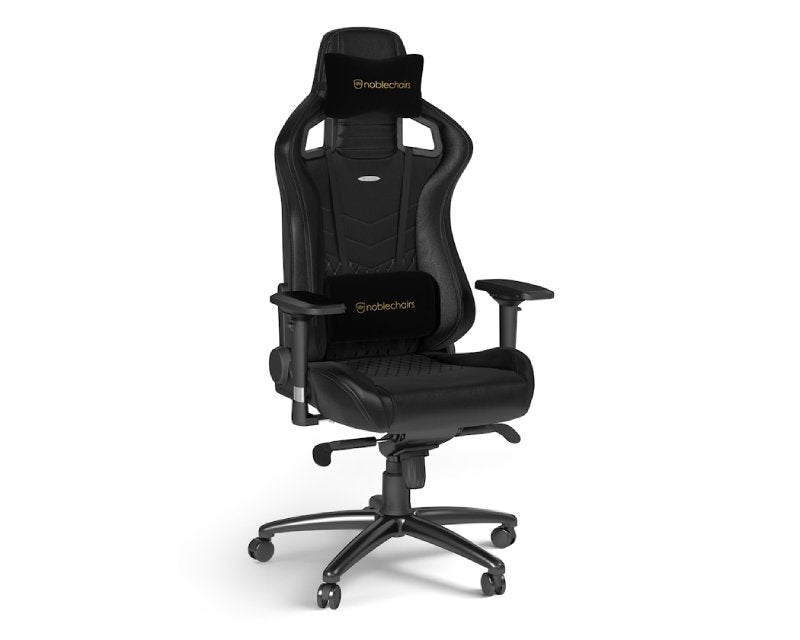 EPIC Real Leather Gaming stolica crna