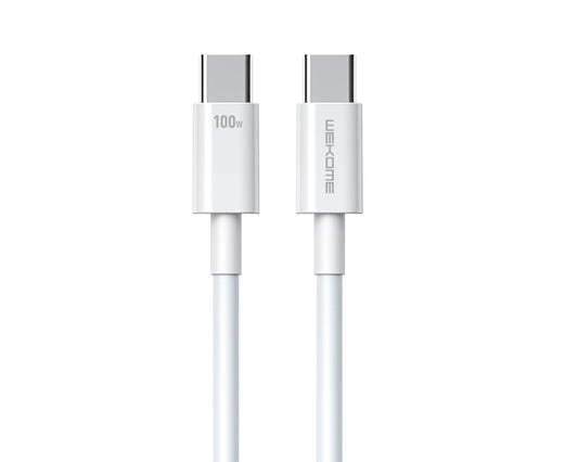 WDC-182 Kabl 3.1 USB tip C M/M 1m, za Superbrzo punjenje 100W/480Mbps, beli
