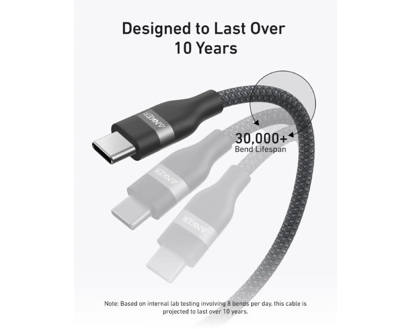 USB tip-C kabl M/M 0.9m, za Super brzo punjenje 240W/480Mbps, pleteni, crni