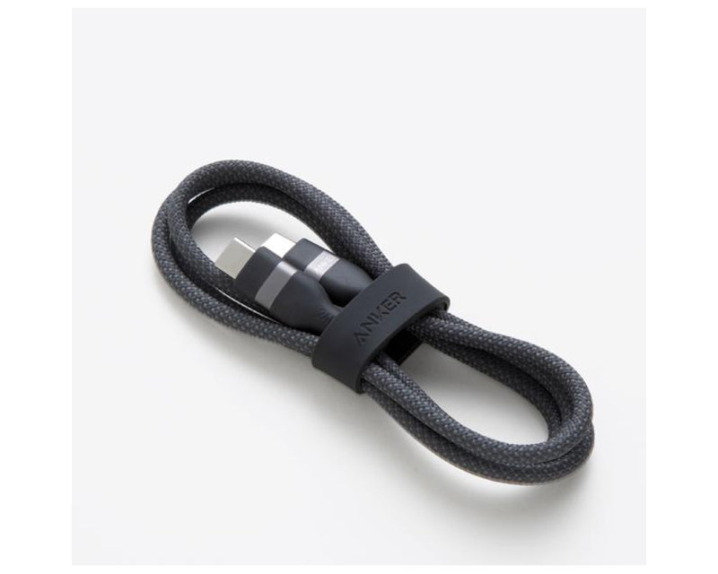 USB tip-C kabl M/M 0.9m, za Super brzo punjenje 240W/480Mbps, pleteni, crni