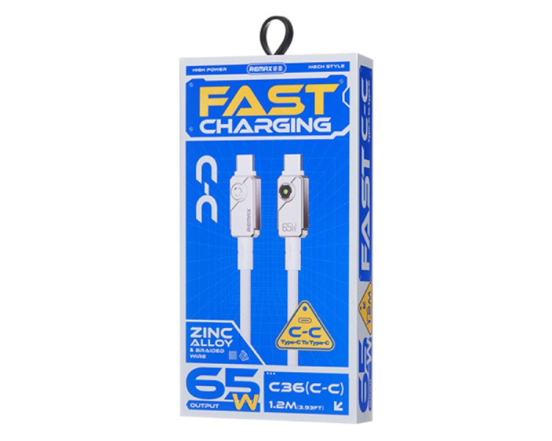 Kabl Swift Fast charging braided data cable 1.2M C36 65W(C-C) beli