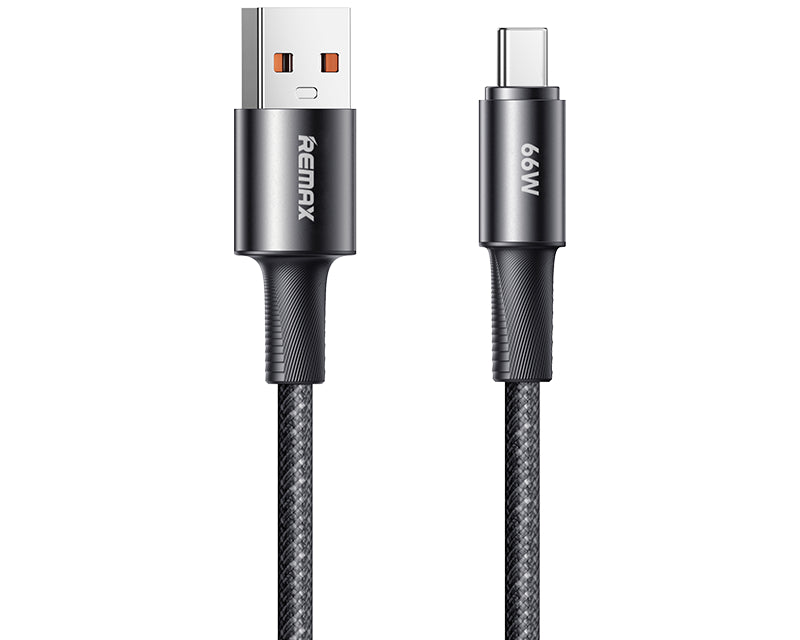 DATA kabl BRAIDED USB na TIP C CB25 66W 1.2m, crni