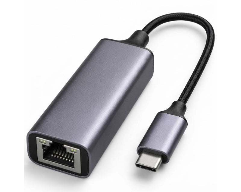 Mrežni Adapter USB 3.1 tip C (M) - Gigabit ethernet RJ-45 (F) crni