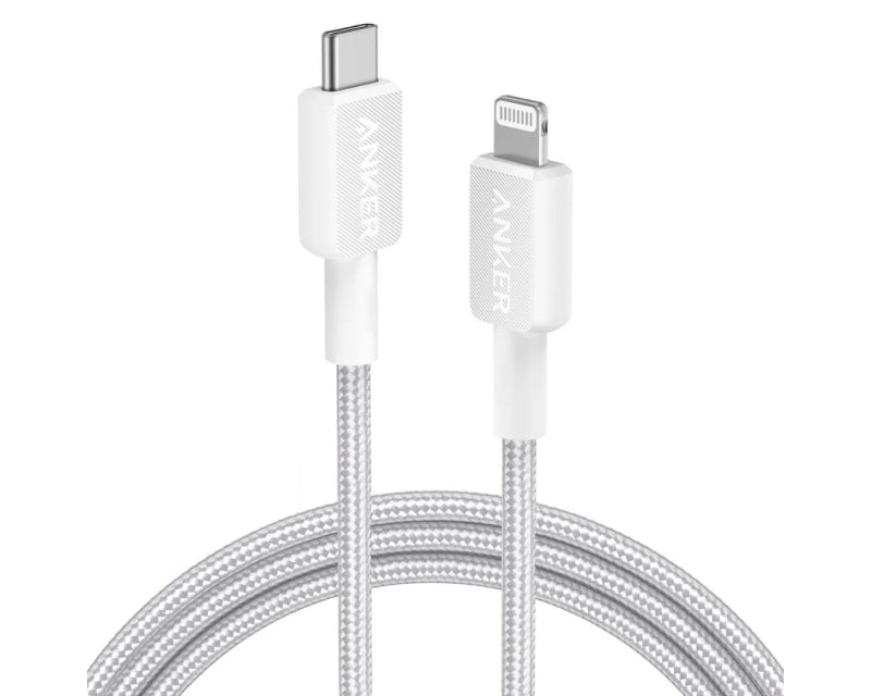 322 USB tip-C na Lightning kabl M/M 0.9m, 60W, pleteni, beli