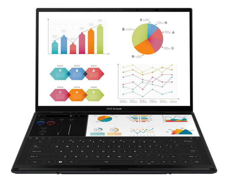 Zenbook 14 DUO OLED UX8406CA-PZ042X (14 inča 3K OLED, Ultra 9 285H, 32GB, SSD 2TB, Win11 Pro) laptop outlet